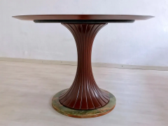 Vittorio Dassi Mobilificio Dassi Dassi Italian Mid Century Teak Wood Dining Table by Vittorio Dassi 1950s - 2599681