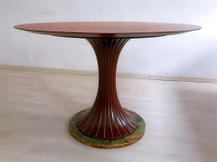 Vittorio Dassi Mobilificio Dassi Dassi Italian Mid Century Teak Wood Dining Table by Vittorio Dassi 1950s - 2599683