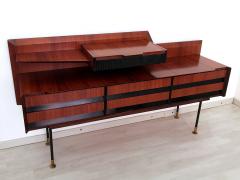 Vittorio Dassi Mobilificio Dassi Dassi Italian Mid Century Teak Wood Sideboard with Drawers by Vittorio Dassi 1950s - 2656781