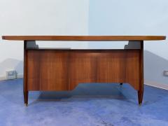 Vittorio Dassi Mobilificio Dassi Dassi Italian Mid Century Teakwood Executive Desk by Vittorio Dassi 1950s - 3745424