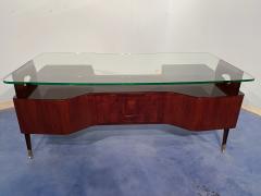 Vittorio Dassi Mobilificio Dassi Dassi Italian Midcentury Executive Desk by Vittorio Dassi 1950s - 2900860