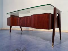 Vittorio Dassi Mobilificio Dassi Dassi Italian Midcentury Executive Desk by Vittorio Dassi 1950s - 2900863