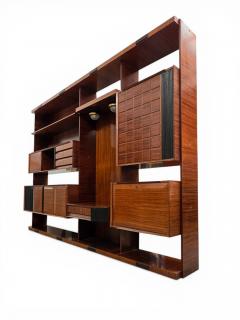 Vittorio Dassi Mobilificio Dassi Dassi Italian Midcentury Modular Wall Unit or Sideboard designed by Dassi 1960s - 4620406
