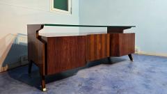 Vittorio Dassi Mobilificio Dassi Dassi Italian Midcentury Presidential Executive Table Desk designed by Vittorio Dassi - 4430258