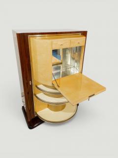 Vittorio Dassi Mobilificio Dassi Dassi Italian Midcentury Revolving Cabinet Bar by Vittorio Dassi in 1950s - 4654524