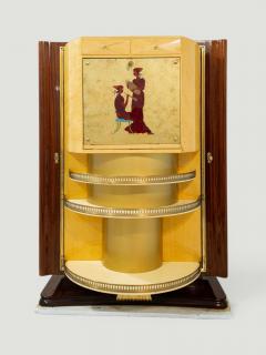 Vittorio Dassi Mobilificio Dassi Dassi Italian Midcentury Revolving Cabinet Bar by Vittorio Dassi in 1950s - 4654541
