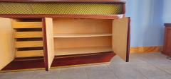 Vittorio Dassi Mobilificio Dassi Dassi Italian Midcentury Sideboard with Mirror designed by Vittorio Dassi 1950s - 4609605