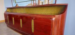 Vittorio Dassi Mobilificio Dassi Dassi Italian Midcentury Sideboard with Mirror designed by Vittorio Dassi 1950s - 4609606