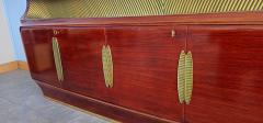 Vittorio Dassi Mobilificio Dassi Dassi Italian Midcentury Sideboard with Mirror designed by Vittorio Dassi 1950s - 4609612