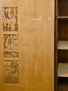 Vittorio Dassi Mobilificio Dassi Dassi Italian Wardrobe Bookcase Modular Wall Unit by Vittorio Dassi Italy 1960s - 4620517
