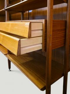 Vittorio Dassi Mobilificio Dassi Dassi Italian Wardrobe Bookcase Modular Wall Unit by Vittorio Dassi Italy 1960s - 4620522