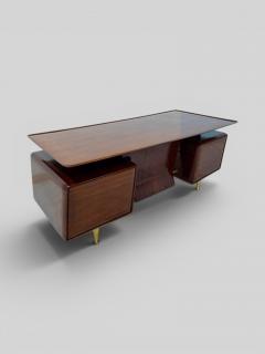 Vittorio Dassi Mobilificio Dassi Dassi Italina Mid Century Executive Table Desk designed by Vittorio Dassi 1950s - 4742889