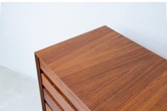 Vittorio Dassi Mobilificio Dassi Dassi Large rosewood cabinet with 5 side drawers two sliding doors and one compartmen - 2764688