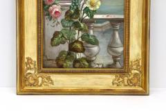 Vittorio Dassi Mobilificio Dassi Dassi Pair Of Floral Still Life Oil Paintings Signed V Landi Framed IT ca 1990 - 3810365