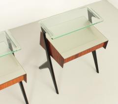 Vittorio Dassi Mobilificio Dassi Dassi Pair of Night Stands by Vottorio Dassi Italy 1950s - 2831062