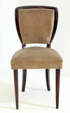 Vittorio Dassi Mobilificio Dassi Dassi Set of Six Dining Chairs by Vittorio Dassi 1940 Italy - 3568310