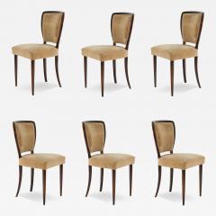 Vittorio Dassi Mobilificio Dassi Dassi Set of Six Dining Chairs by Vittorio Dassi 1940 Italy - 3575031