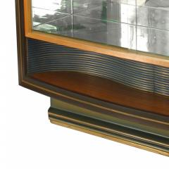 Vittorio Dassi Mobilificio Dassi Dassi Vittorio Dassi Italian Mid Century Walnut Maple Vitrine Cabinet - 2793561