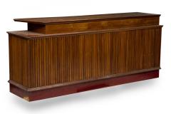 Vittorio Dassi Mobilificio Dassi Dassi Vittorio Dassi Mid Century Italian Modern Walnut Room Divider Buffet Credenza - 4274453