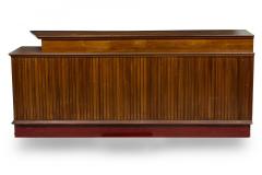 Vittorio Dassi Mobilificio Dassi Dassi Vittorio Dassi Mid Century Italian Modern Walnut Room Divider Buffet Credenza - 4274454