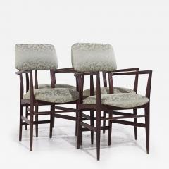 Vittorio Dassi Mobilificio Dassi Dassi Vittorio Dassi Mid Century Italian Teak Dining Chairs Set of 4 - 4219276