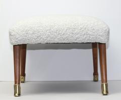 Vittorio Dassi Mobilificio Dassi Dassi Vittorio Dassi Ottoman Upholstered in Boucle Fabric by Dedar 1950 Italy - 3804032