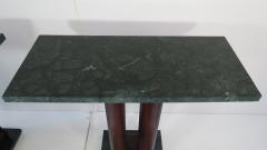 Vittorio Dassi Pair of Dassi verde alpi Marble and Rosewood Console Tables 1940 - 1907204