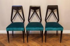 Vittorio Dassi Set of six dining chairs by Vittorio Dassi Italy circa 1950 - 2118051