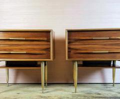 Vittorio Dassi Vittorio Dassi Pair of End Tables Nightstands Italy circa1955 - 1300938