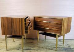 Vittorio Dassi Vittorio Dassi Pair of End Tables Nightstands Italy circa1955 - 1300943