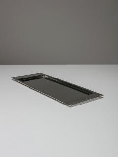 Vittorio Gregotti Steel Tray by Vittorio Gregotti for Cleto Munari - 4724679