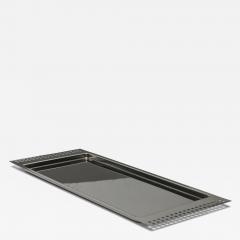 Vittorio Gregotti Steel Tray by Vittorio Gregotti for Cleto Munari - 4748386