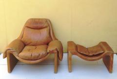 Vittorio Introini 1970sRare Vittorio Introini for Saporiti Lounge Chair and Ottoman - 138726