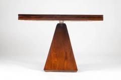 Vittorio Introini Geometric expanding dining table Italy c1960 - 3823091