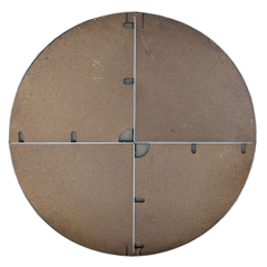 Vittorio Introini LARGE CHROME PLATED STEEL MIRROR VITTORIO INTROINI EDITION SAPORITI 1970  - 4335336