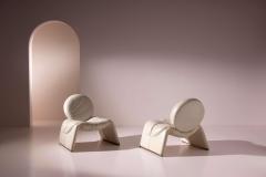 Vittorio Introini Pair of Calypso armchairs by Vittorio Introini for Saporiti Italia Italy 1970s - 4480461