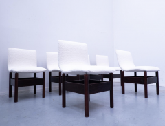 Vittorio Introini Set of 6 Chelsea Chairs by Vittorio Introini for Saporiti Italia 1960s - 3492734