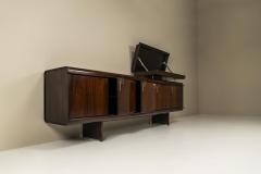 Vittorio Introini Sideboard Pellicano in Rosewood by Vittorio Introini for Saporiti Italy 1960s - 3067356