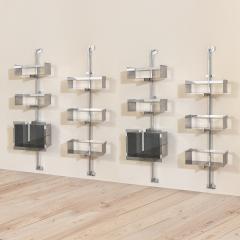 Vittorio Introini Vittorio Introini Modular Bookcase Set mod P700 by Saporiti Italian Design - 4795633