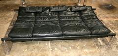 Vittorio Mazzucconi Vittorio Mazzucconi Positiv Plexi and Leather Sofa - 583366