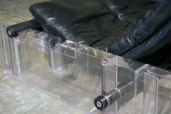 Vittorio Mazzucconi Vittorio Mazzucconi Positiv Plexi and Leather Sofa - 583372