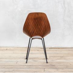 Vittorio Nobili Medea Chair Set of 4 by Vittorio Nobili in Metal and Curved Wood - 4487840