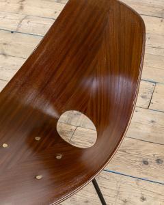 Vittorio Nobili Medea Chair Set of 4 by Vittorio Nobili in Metal and Curved Wood - 4487843