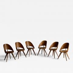 Vittorio Nobili Mid Century Plywood Dining Chairs Italy 1950s - 4434882