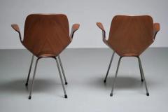 Vittorio Nobili Set of 2 Medea Armchairs by Vittorio Nobili for Fratelli Tagliabue Italy 1955 - 3405881