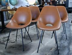 Vittorio Nobili Set of Four Medea Chairs in Leather by Vittorio Nobili - 546100