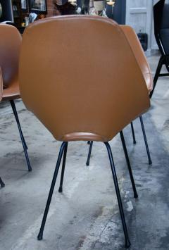 Vittorio Nobili Set of Four Medea Chairs in Leather by Vittorio Nobili - 546103