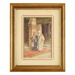 Vittorio Rappini Pair of early 20th century Orientalist watercolours by Vittorio Rappini - 4448581