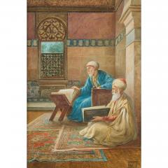 Vittorio Rappini Pair of early 20th century Orientalist watercolours by Vittorio Rappini - 4448582