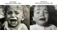 Vivian Maier Crying Child in Stroller Vintage Print Female Street Photographer - 3718293
